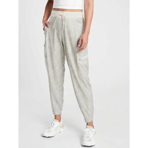 Athleta Venture Printed Pant Athleisure in Viper Grey Size 4